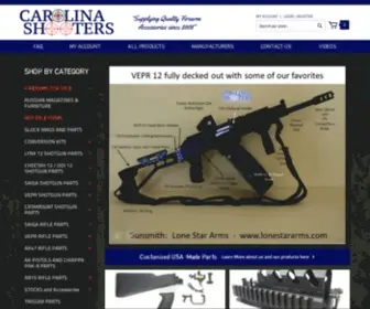 Carolinashooterssupply.com(Carolina Shooters Supply sells Gun Parts) Screenshot