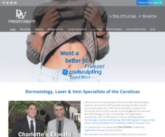 Carolinaskin.com(Dermatology, Laser & Vein Specialists of the Carolinas) Screenshot