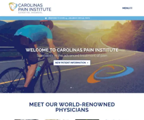 Carolinaspaininstitute.com(Carolinas Pain Institute) Screenshot