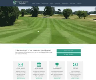 Carolinaspringsgc.com(Fountain Inn Golf) Screenshot