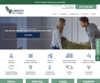 Carolinastreetstorage.com(Self Storage Units In Bellingham) Screenshot