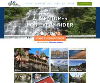 Carolinatailwinds.com(Bicycle Vacation Tours USA) Screenshot