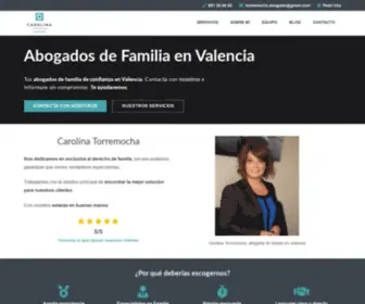 Carolinatorremocha.com(Abogados de Familia en Valencia) Screenshot