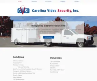 Carolinavideosecurity.com(Carolina Video Security) Screenshot