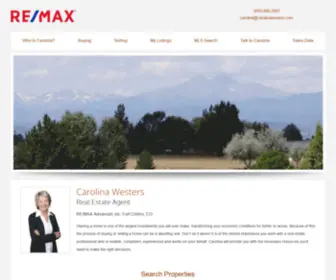 Carolinawesters.com(Carolina Westers Real Estate Remax Advanced) Screenshot