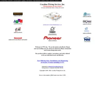 Carolinawiring.com(Carolina Wiring Service) Screenshot