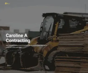 Carolineacontracting.com(Caroline A Contracting) Screenshot