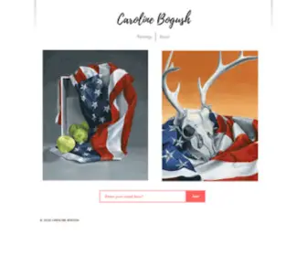 Carolinebogush.com(America Art) Screenshot