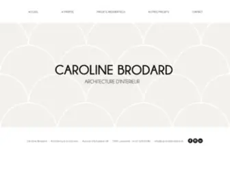 Carolinebrodard.com(Décoration) Screenshot