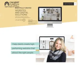 Carolinecalvertcreative.com(Vancouver Website Design & Branding) Screenshot