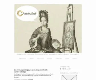 Carolinehoude.com(Consultante en gestion artistique et culturelle) Screenshot