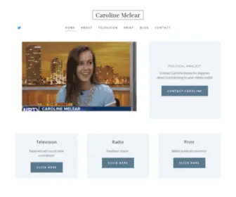Carolinemelear.com(Caroline Melear) Screenshot