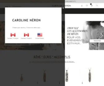 Carolineneron.com(Caroline Néron) Screenshot