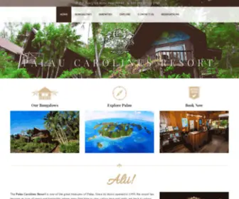 Carolines-Palau.com(Palau Carolines Resort) Screenshot