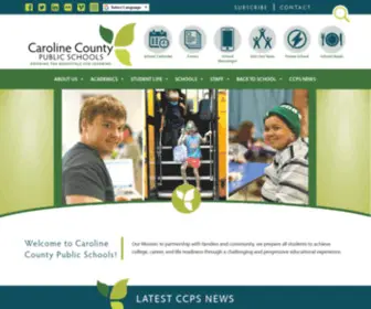 Carolineschools.org(Caroline County Public Schools) Screenshot