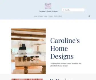 Carolineshomedesigns.com(Caroline's Home Designs) Screenshot