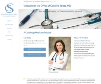 Carolinestratzmd.com(Caroline Stratz) Screenshot
