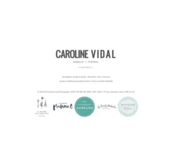 Carolinevidal.net(Caroline Vidal Photographe Mariage & Portrait) Screenshot