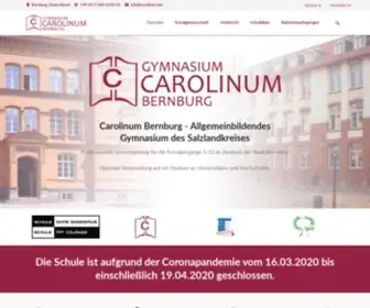 Carolinum.net(Gymnasium Carolinum Bernburg) Screenshot