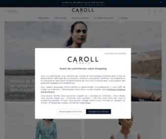 Caroll.com(E-Boutique Officielle CAROLL) Screenshot