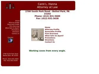 Carollhanna.com(Carrol L Hanna) Screenshot