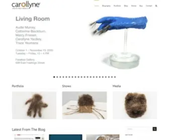 Carollyne.com(The Art of Consumption) Screenshot