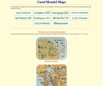 Carolmendelmaps.com(Carol Mendel Maps) Screenshot