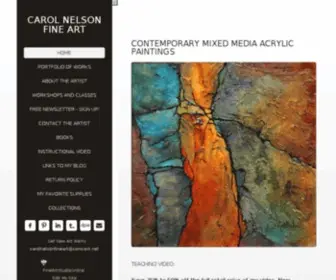 Carolnelsonfineart.com(Carol Nelson) Screenshot