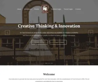 Carolschool.org(Carol Nursery and Primary School) Screenshot