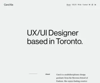 CarolXie.com(Carol Xie) Screenshot