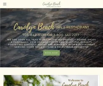 Carolynbeachinn.com(Carolyn Beach Inn & Restaurant) Screenshot