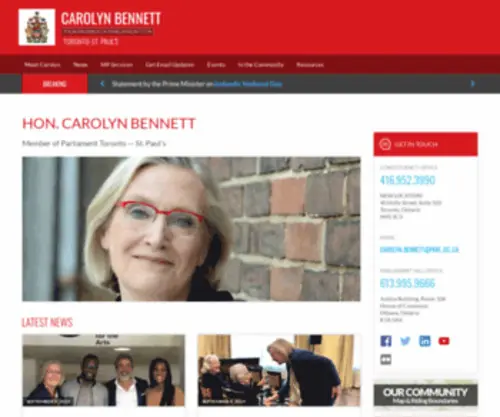 Carolynbennett.ca(Paul’s) Screenshot