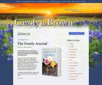 Carolynbrownbooks.com(Carolyn Brown) Screenshot