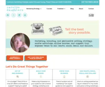 Carolyndaughters.com(Carolyn Daughters) Screenshot