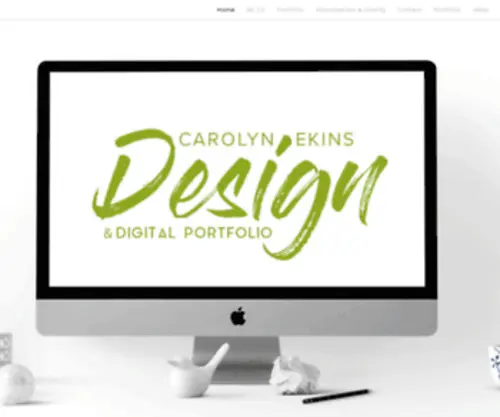 Carolynekins.design(You have arrived at 'Carolyn Ekins) Screenshot