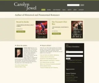 Carolynjewel.com(Author of Historical and Paranormal Romance) Screenshot