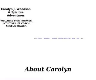 CarolynjWoodson.com(WISDOM CIRCLE) Screenshot