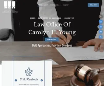 Carolynyounglaw.com(Divorce Lawyer Near Austin) Screenshot