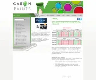 Caron.be(Caron Paints) Screenshot