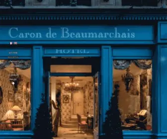 Carondebeaumarchais.com(Hôtel) Screenshot