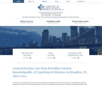 Caronelaw.com(Carone & Associates) Screenshot