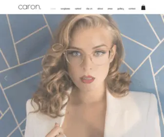 Caroneyewear.com(Caron Eyewear) Screenshot