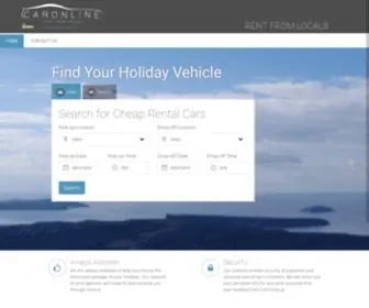 Caronline.gr(Rent a Car Greece) Screenshot