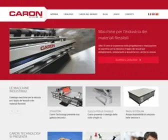 Carontechnology.com(Macchine per l'industria dell'abbigliamento) Screenshot