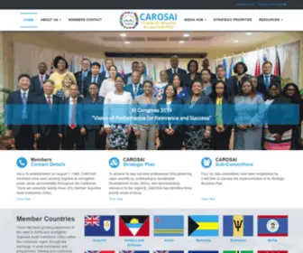 Carosai.org(Caribbean Organisation of Supreme Audit Institutions) Screenshot