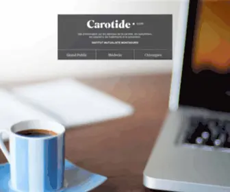 Carotide.com(Sténoses de la carotide) Screenshot