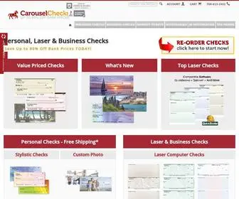 Carouselchecks.com(Order Checks Online and Save Up to 80%) Screenshot