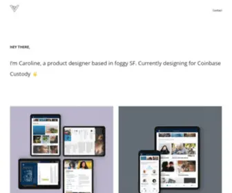 Carovee.com(Carovee Design Portfolio) Screenshot