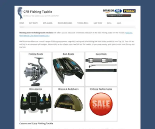 Carp-Fishing-Reels.com(Coarse & Carp Fishing Tackle) Screenshot