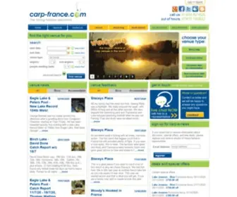 Carp-France.com(Big Carp Fishing Holidays in France) Screenshot